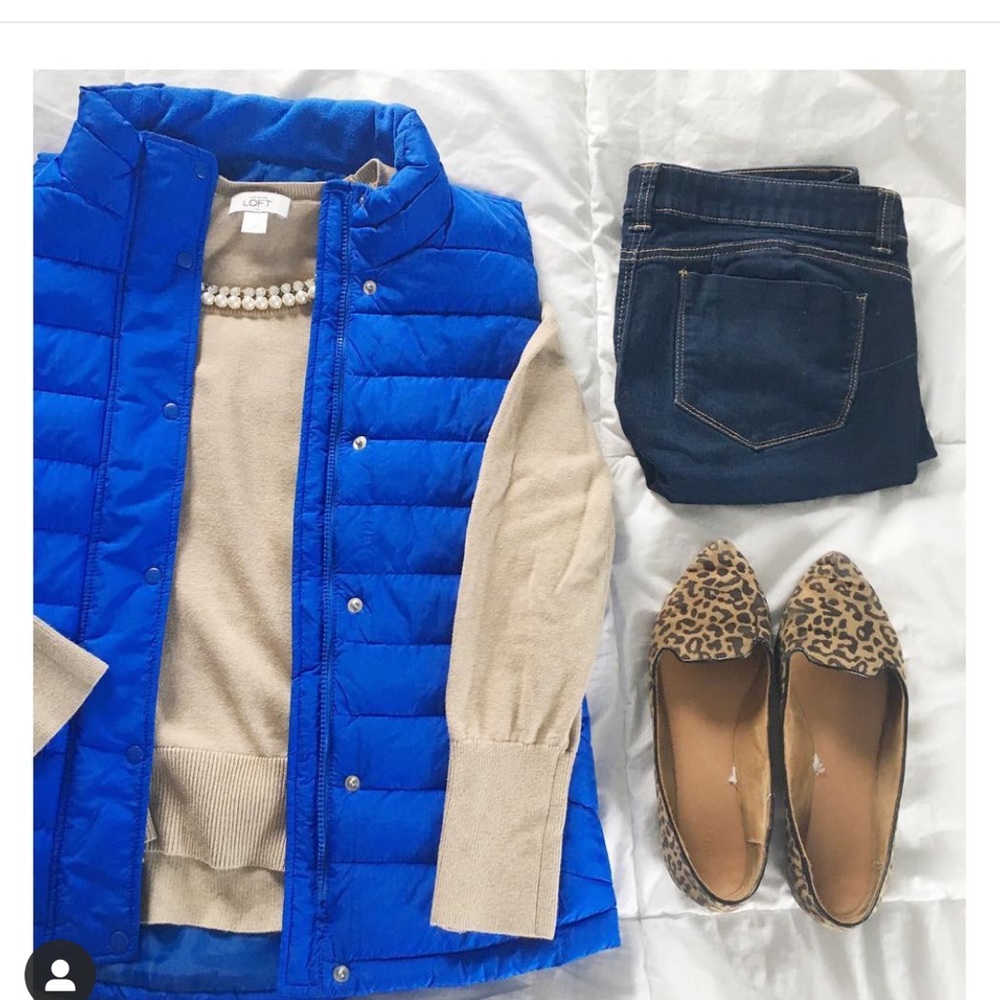 Blue Puffer Vest